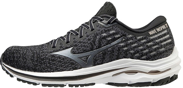 美津濃 Wave Inspire 17 Waveknit 舒適耐磨跑步鞋 女款 黑白色 Buy 美津濃 Wave Inspire 17 Waveknit 舒適耐磨跑步鞋 女款 黑白色