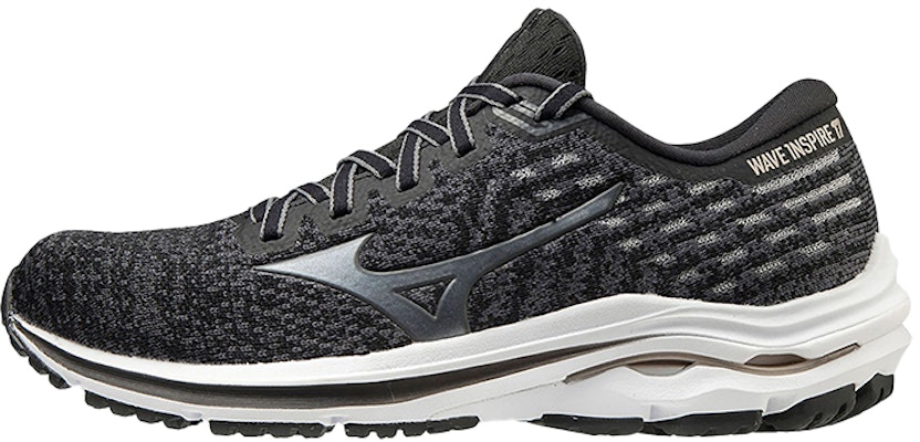 (Women) Mizuno Wave Inspire 17 Waveknit 'Black White' J1GD211342 Buy (Women) Mizuno Wave Inspire 17 Waveknit 'Black White' J1GD211342