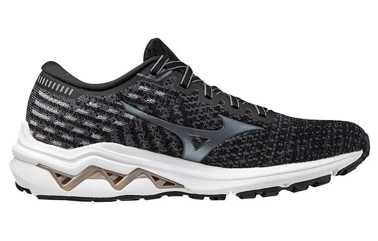 Order (Women) Mizuno Wave Inspire 17 Waveknit 'Black White' J1GD211342