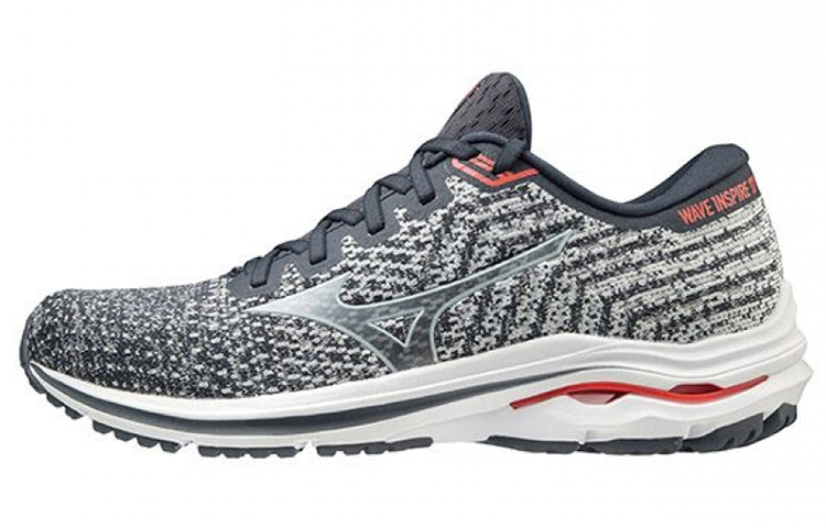 (Women) Mizuno Wave Inspire 17 Waveknit 'Grey White' J1GD212959