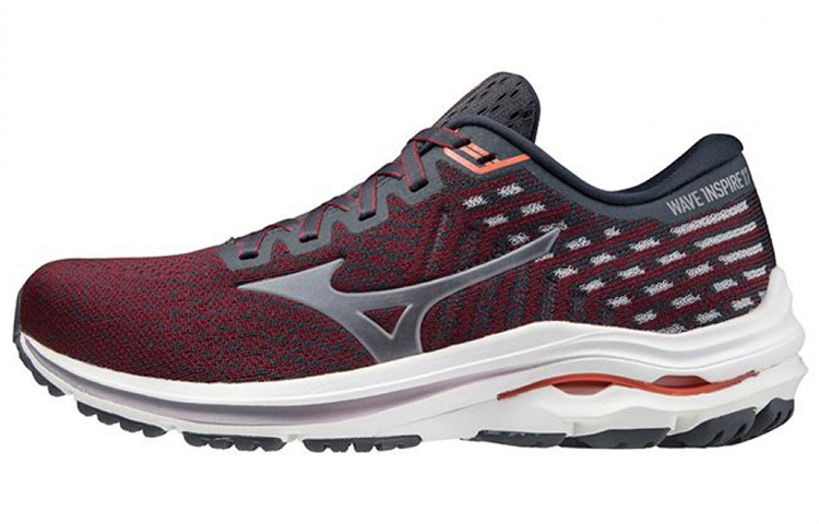 (Women) Mizuno Wave Inspire 17 Waveknit Wide 'Dark Red'  J1GD212958