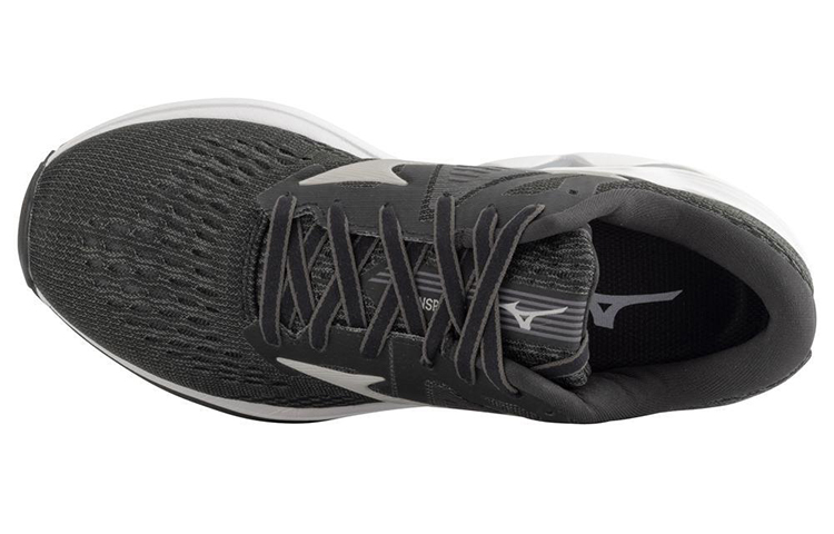 Lookbook (Women) Mizuno Wave Inspire 17 Wide 'Black White' J1GD214638