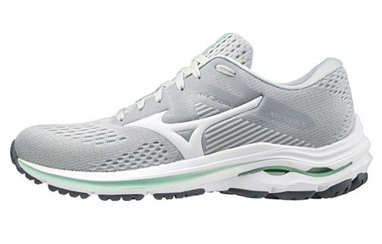 (Women) Mizuno Wave Inspire 17 Wide 'Grey Green'  J1GD214601