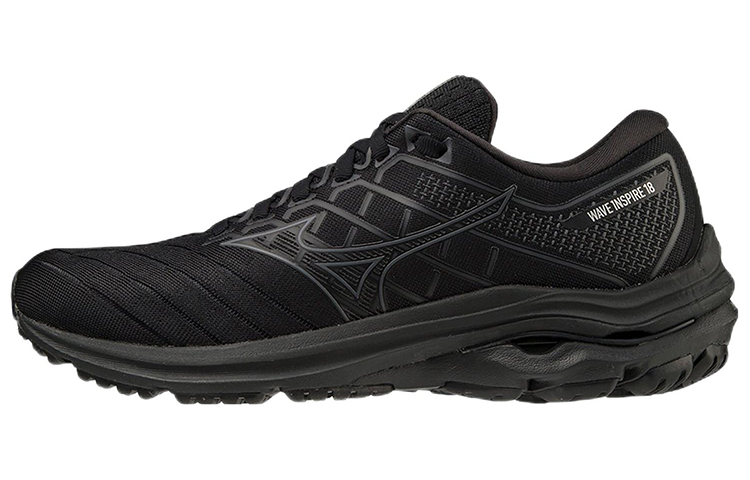 (Women) Mizuno Wave Inspire 18 'Black' J1GD224438