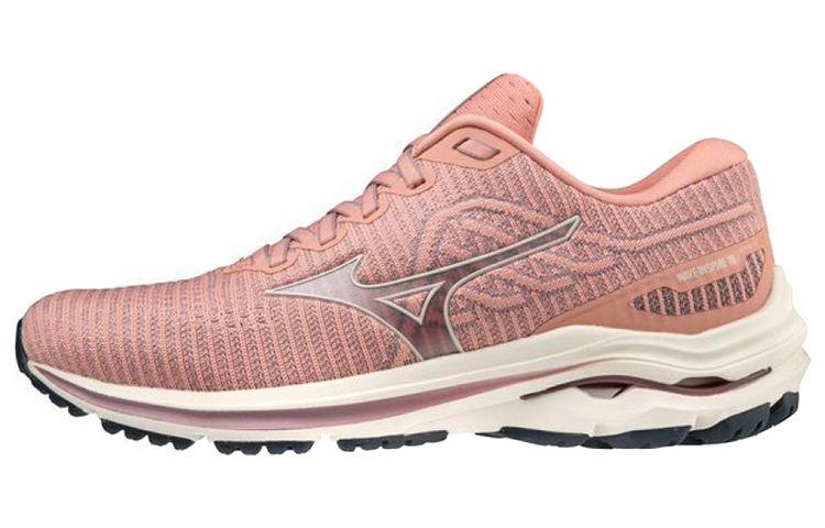 (Women) Mizuno Wave Inspire 18 Waveknit Super Wide 'Rose'  J1GD222914