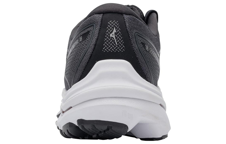 Shop (W) Mizuno Wave Inspire 18 Wide ''Nero Bianco'' J1GD224604