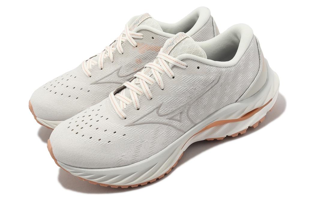 Lookbook (W) ミズノ ウェーブインスパイア19 2E ワイド 白/灰 J1GD232972