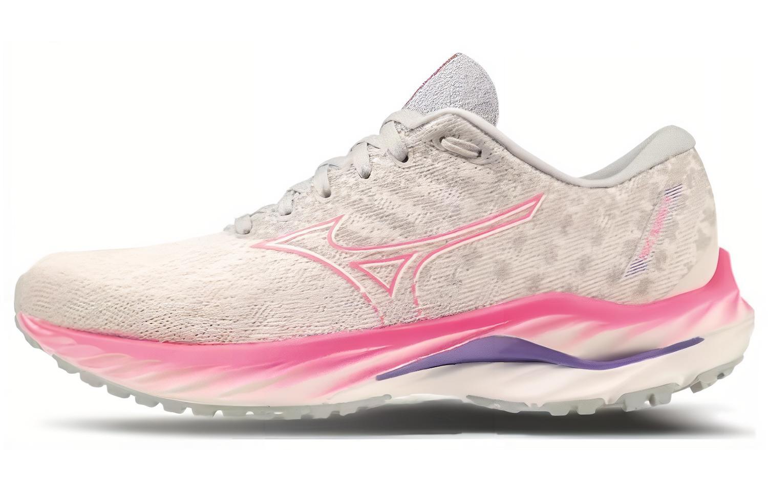 (Women) Mizuno Wave Inspire 19 Super Wide 'Snow White Sakura Glow'  J1GD234671