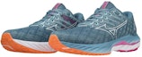 Shop (W) Mizuno Wave Inspire 19 Wide 'Biru Dazzling' 411400-5B00