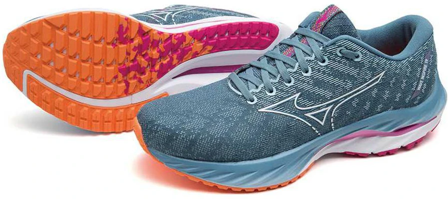 (W) Mizuno Wave Inspire 19 Large ''Bleu Éblouissant'' 411400-5B00 Details for (W) Mizuno Wave Inspire 19 Large ''Bleu Éblouissant'' 411400-5B00