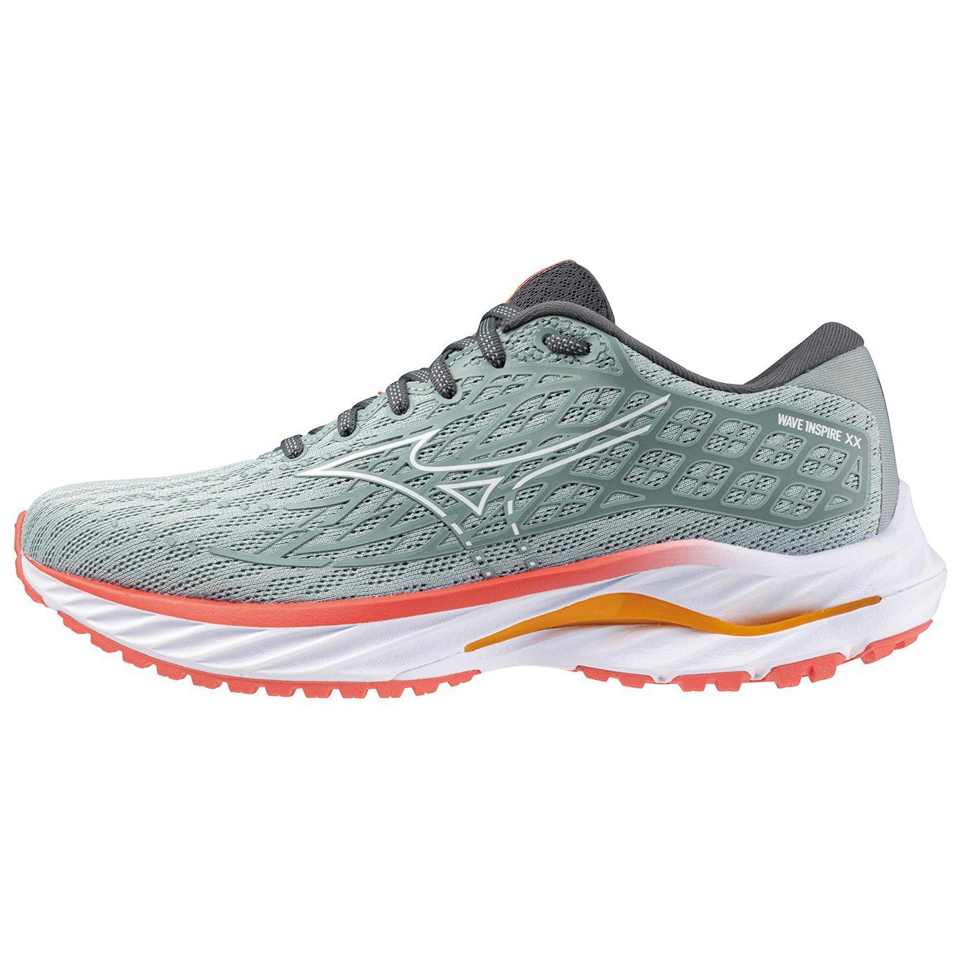 (Women) Mizuno Wave Inspire 20 'Grey Mist Dubarry' J1GD244421