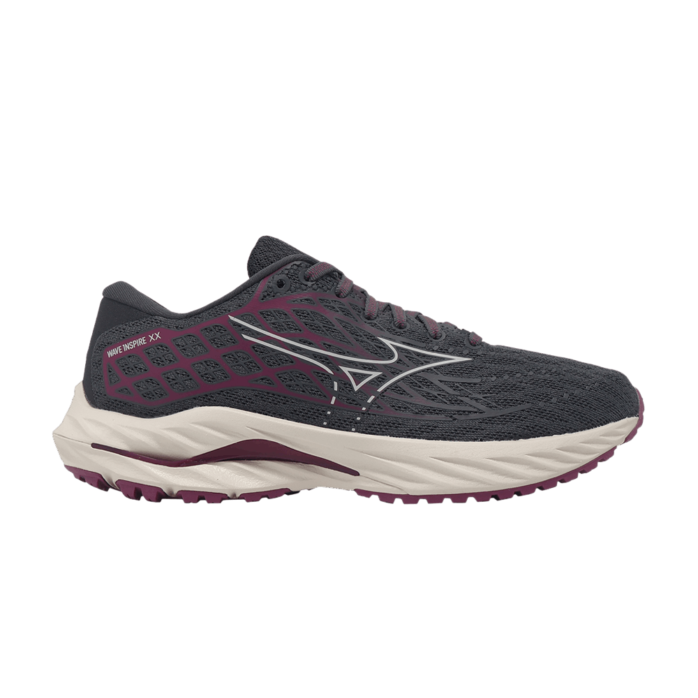 (Women) Mizuno Wave Inspire 20 'Grey Purple' J1GD244473