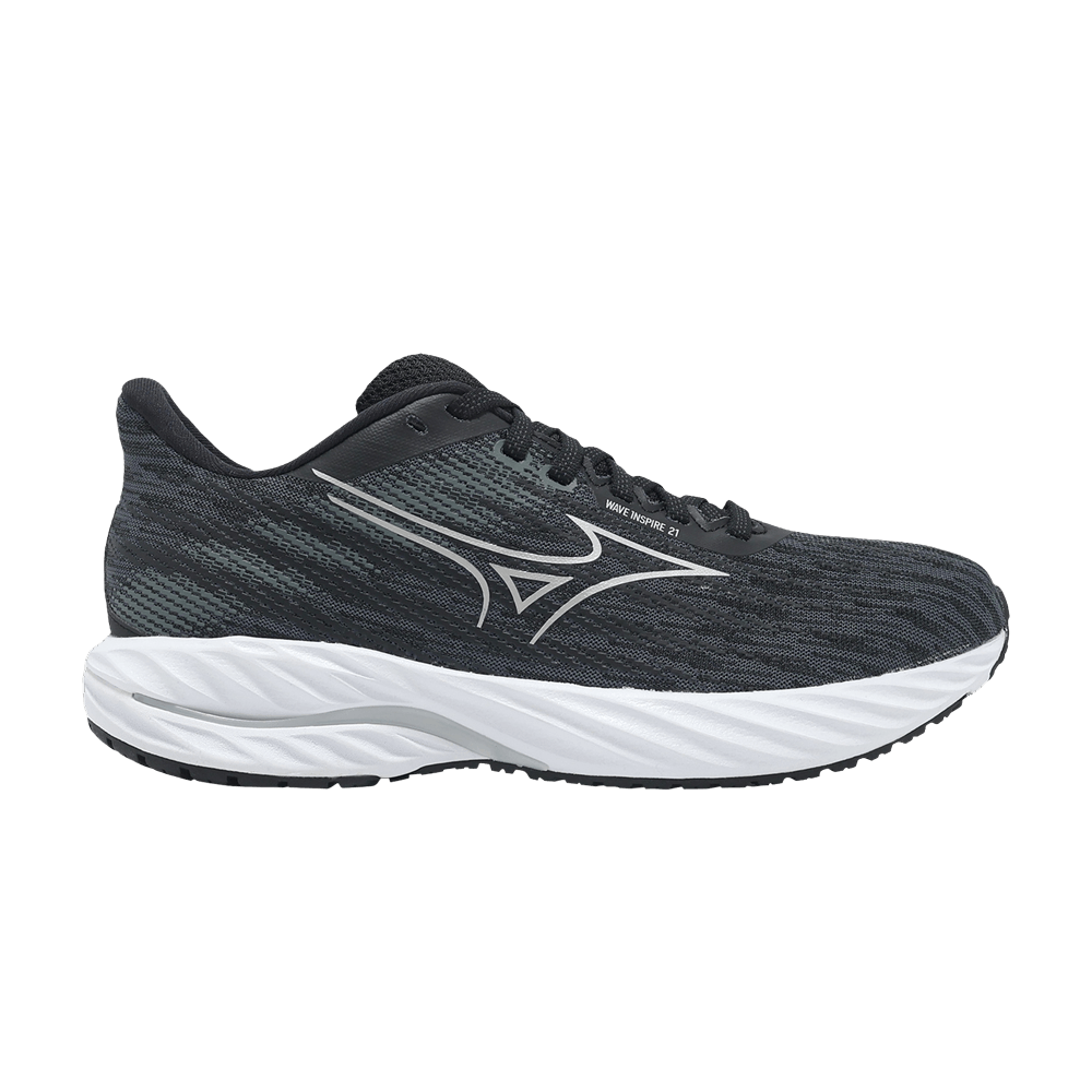 (Women) Mizuno Wave Inspire 21 Super Wide 'Black Silver' J1GD254622