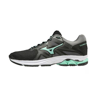 (W) Mizuno Wave Kizuna 'Black White Green'