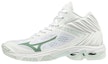 Buy (W) 미즈노 웨이브 라이트닝 Z5 미드 '화이트 그린' (Mizuno Wave Lightning Z5 Mid '화이트 그린') V1GC190599