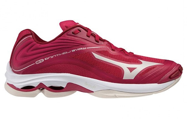 美津浓 Waves Lightning Z6 透氣防滑耐磨排球鞋 女款 紅白 Order 美津浓 Waves Lightning Z6 透氣防滑耐磨排球鞋 女款 紅白