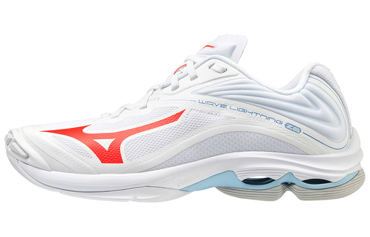 (Women) Mizuno Wave Lightning Z6 'White Blue Red' V1GC200065
