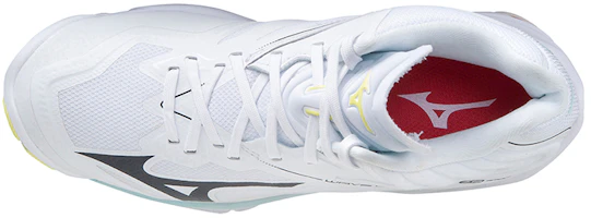Lookbook 美津浓 Wave Lightning Z6 耐磨中筒排球鞋 女款 白色