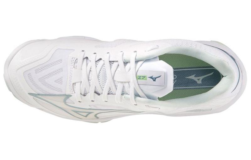 Shop (W) Mizuno Wave Lightning Z7 ''Blanc Vert Patine'' V1GC220037