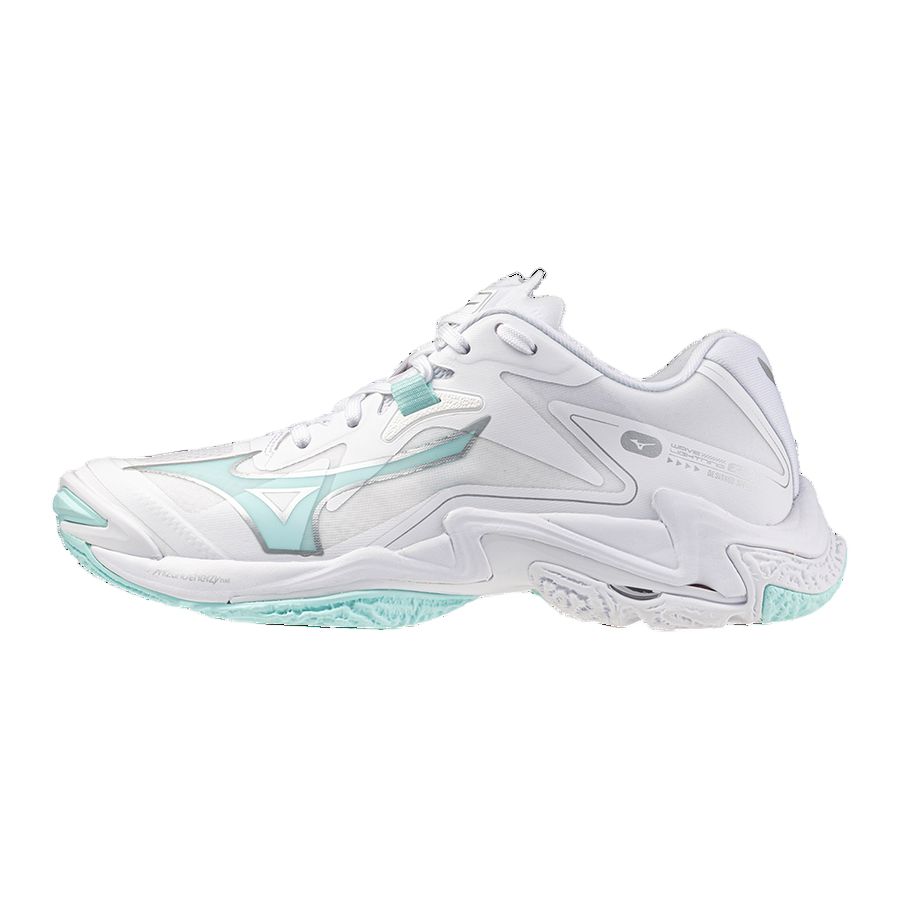 (Women) Mizuno Wave Lightning Z8 'White Blue Tint' V1GC240045