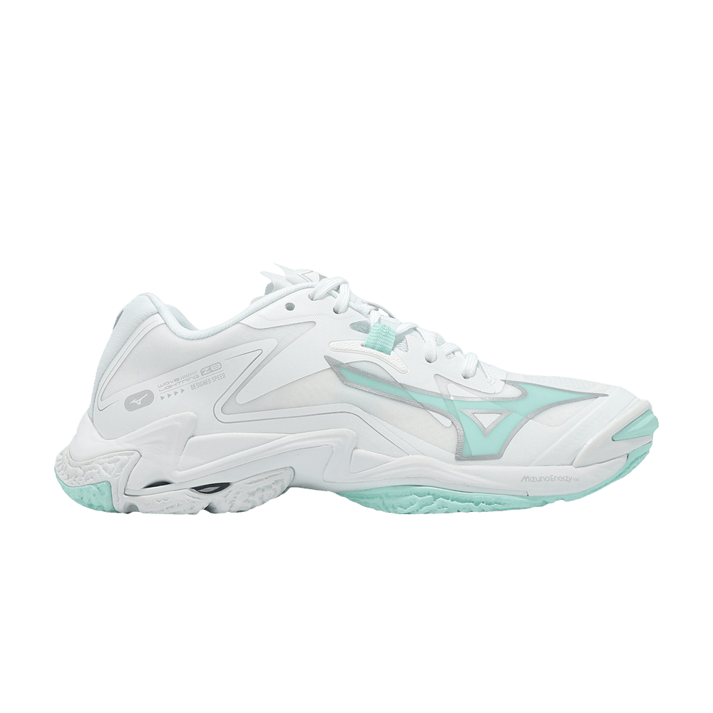 (Women) Mizuno Wave Lightning Z8 'White Blue Tint' V1GC240045