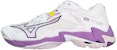 (W) Mizuno Wave Lightning Z8 'Putih Patrician Ungu' V1GC240010