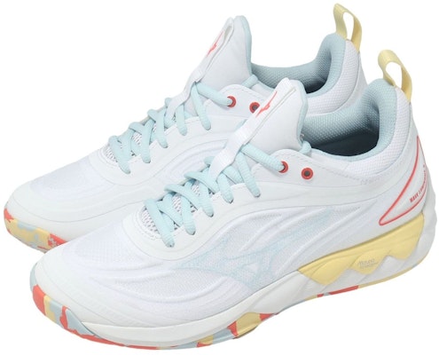 (Women) Mizuno Wave Luminous 3 'White Calypso Coral' V1GC242030 Details for (Women) Mizuno Wave Luminous 3 'White Calypso Coral' V1GC242030