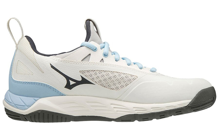 Order Mizuno Wave Luminous 低筒抗磨損排球鞋 女款 白藍黑