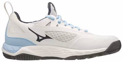 Order Mizuno Wave Luminous 低筒抗磨損排球鞋 女款 白藍黑