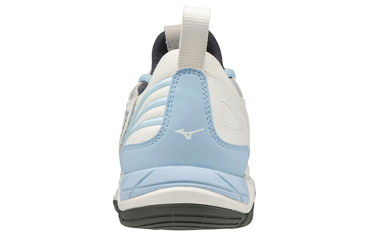 Shop Mizuno Wave Luminous 低筒抗磨損排球鞋 女款 白藍黑