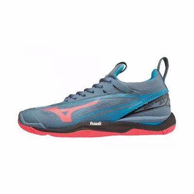 (W) Mizuno Wave Mirage 2.1 'Gray Blue Pink'