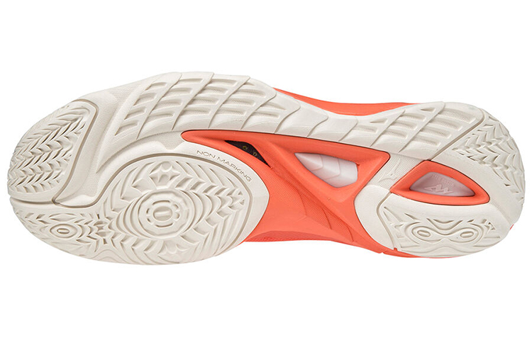 Purchase (W) Mizuno Wave Mirage 3 ''Orange'' Herren Hallenschuhe X1GB195059