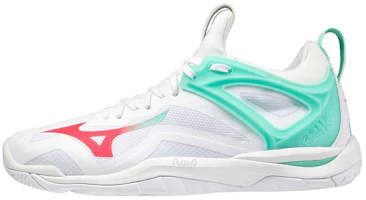 (Women) Mizuno Wave Mirage 3 'White Green Red' X1GB195058 (Women) Mizuno Wave Mirage 3 'White Green Red' X1GB195058