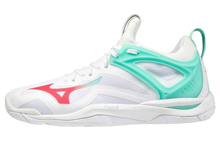 (Women) Mizuno Wave Mirage 3 'White Green Red' X1GB195058
