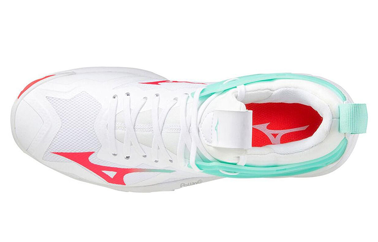 (W) Mizuno Wave Mirage 3 'White Green Red' 圖 3