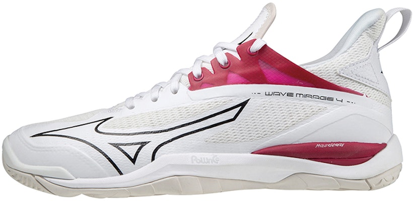 Mizuno Wave Mirage 4 透氣防滑耐磨手球鞋 女款 白紅 Buy Mizuno Wave Mirage 4 透氣防滑耐磨手球鞋 女款 白紅