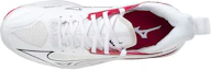 Lookbook Mizuno Wave Mirage 4 透氣防滑耐磨手球鞋 女款 白紅