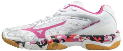 (Women) Mizuno Wave Mirage 'White Pink' X1GB169065 (Women) Mizuno Wave Mirage 'White Pink' X1GB169065