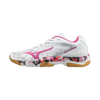 (W) Mizuno Wave Mirage 'White Pink'
