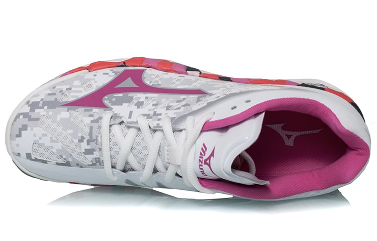 Lookbook Mizuno Mirage Nb 減震防滑耐磨 低筒 跑步鞋 女款 白粉