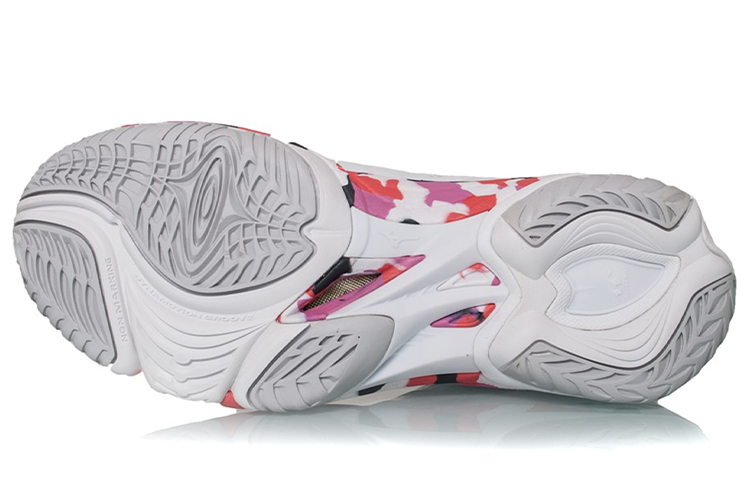 Shop Mizuno Mirage Nb 減震防滑耐磨 低筒 跑步鞋 女款 白粉