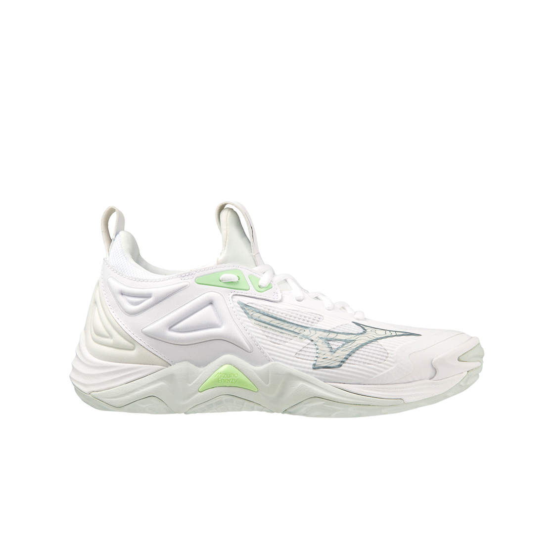 (Women) Mizuno Wave Momentum 3 'White Patina Green'  V1GC231235