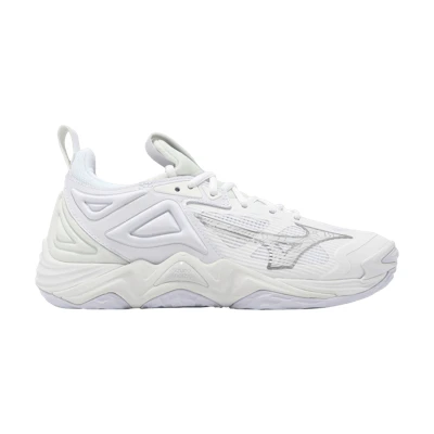 (W) Mizuno Wave Momentum 3 'White Silver'