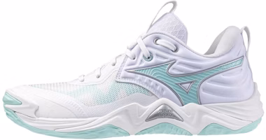 (Women) Mizuno Wave Momentum Elite 'White Blue Tint' V1GC251245 (Women) Mizuno Wave Momentum Elite 'White Blue Tint' V1GC251245