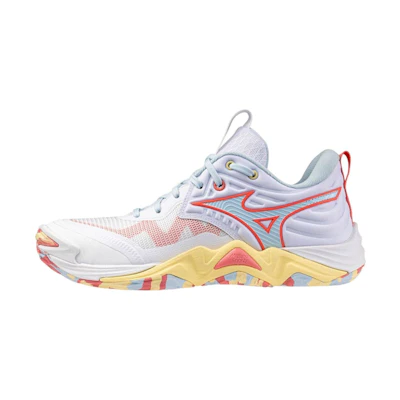(W) Mizuno Wave Momentum Elite 'White Calypso Coral'