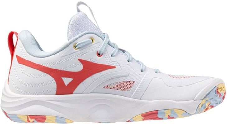 (Women) Mizuno Wave Momentum Elite 'White Calypso Coral' V1GC251235 Order (Women) Mizuno Wave Momentum Elite 'White Calypso Coral' V1GC251235