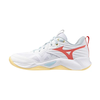(W) Mizuno Wave Momentum Pro 'White Calypso Coral'