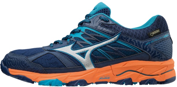 Mizuno Wave Mujin 5 GTX 減震防滑耐磨 低筒 跑步鞋 女款 深藍橙 Buy Mizuno Wave Mujin 5 GTX 減震防滑耐磨 低筒 跑步鞋 女款 深藍橙