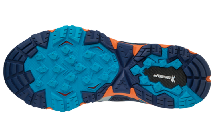 Order Mizuno Wave Mujin 5 GTX 減震防滑耐磨 低筒 跑步鞋 女款 深藍橙