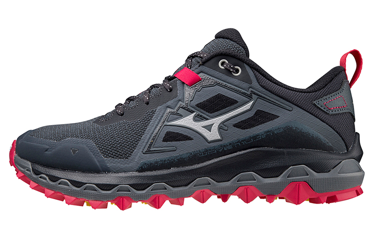(Women) Mizuno Wave Mujin 8 'Black Blue Red' J1GK217040